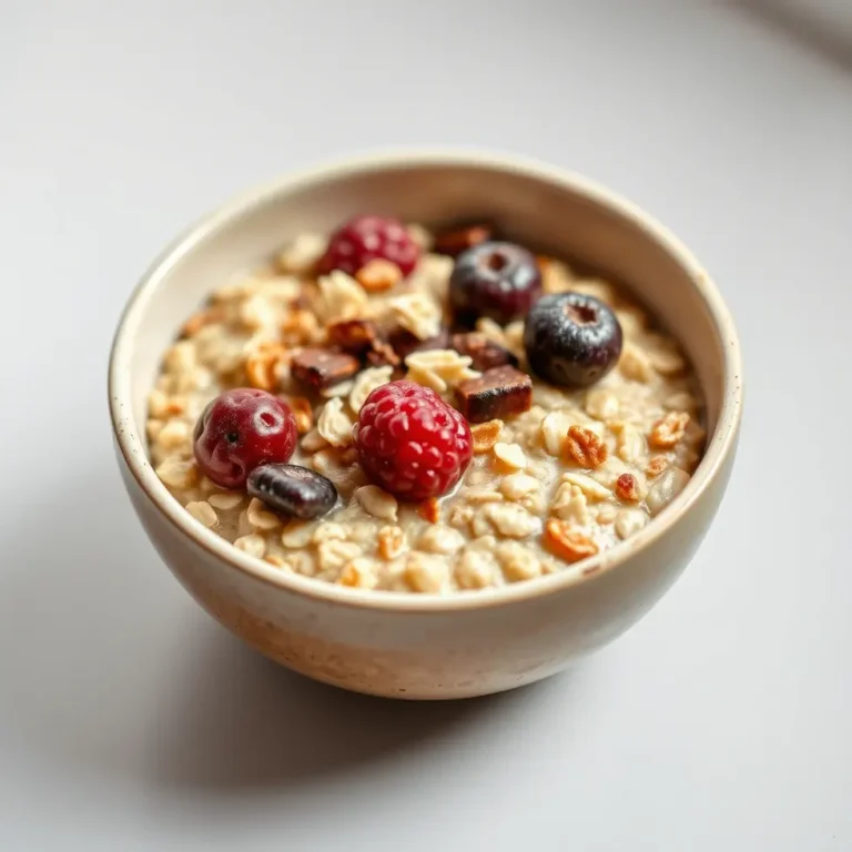 Delicious oatmeal recipe ready to eat