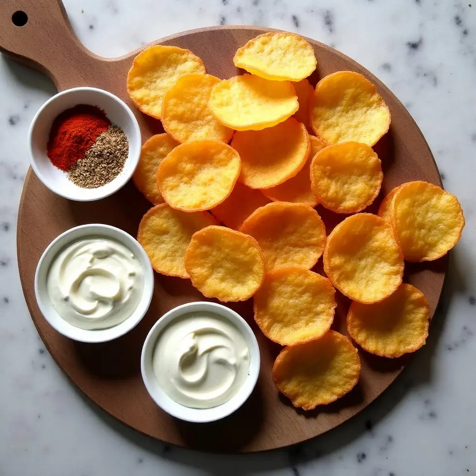 Preparing air fryer chips in a home kitchen