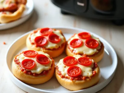 Air Fryer Pizza Bagel Recipe recipe