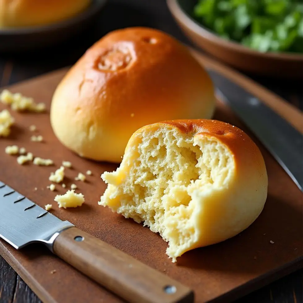 Preparing brioche burger bun recipe in a home kitchen