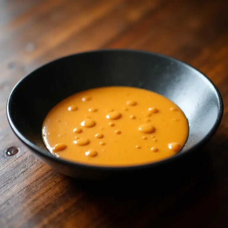 Homemade chick fil a sauce copycat recipe served in a restaurant-style home plating setting