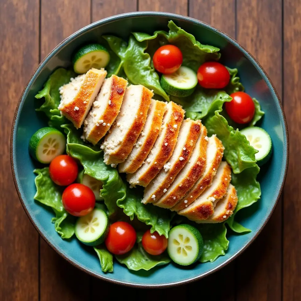 Preparing crispy chicken breast recipe in a home kitchen