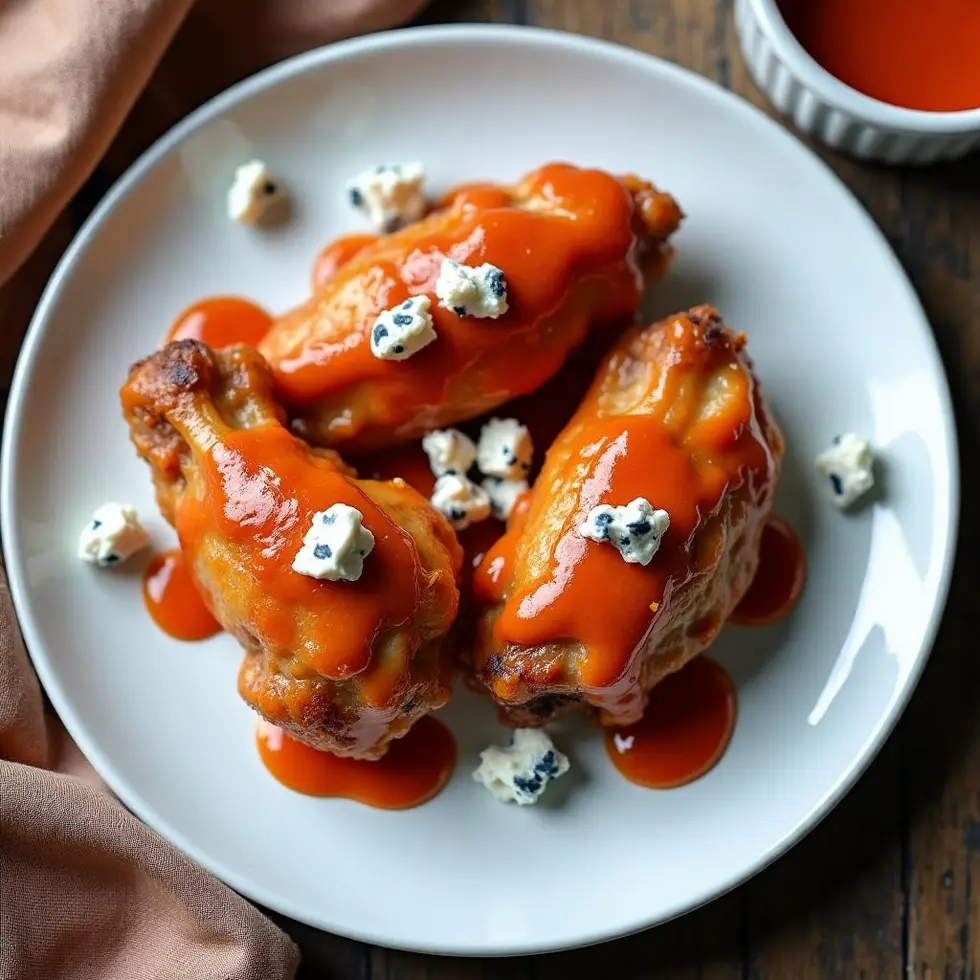 Preparing crispy oven baked chicken wings recipe in a home kitchen