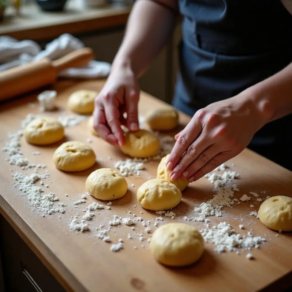 brioche burger bun recipe served on a casual kitchen table