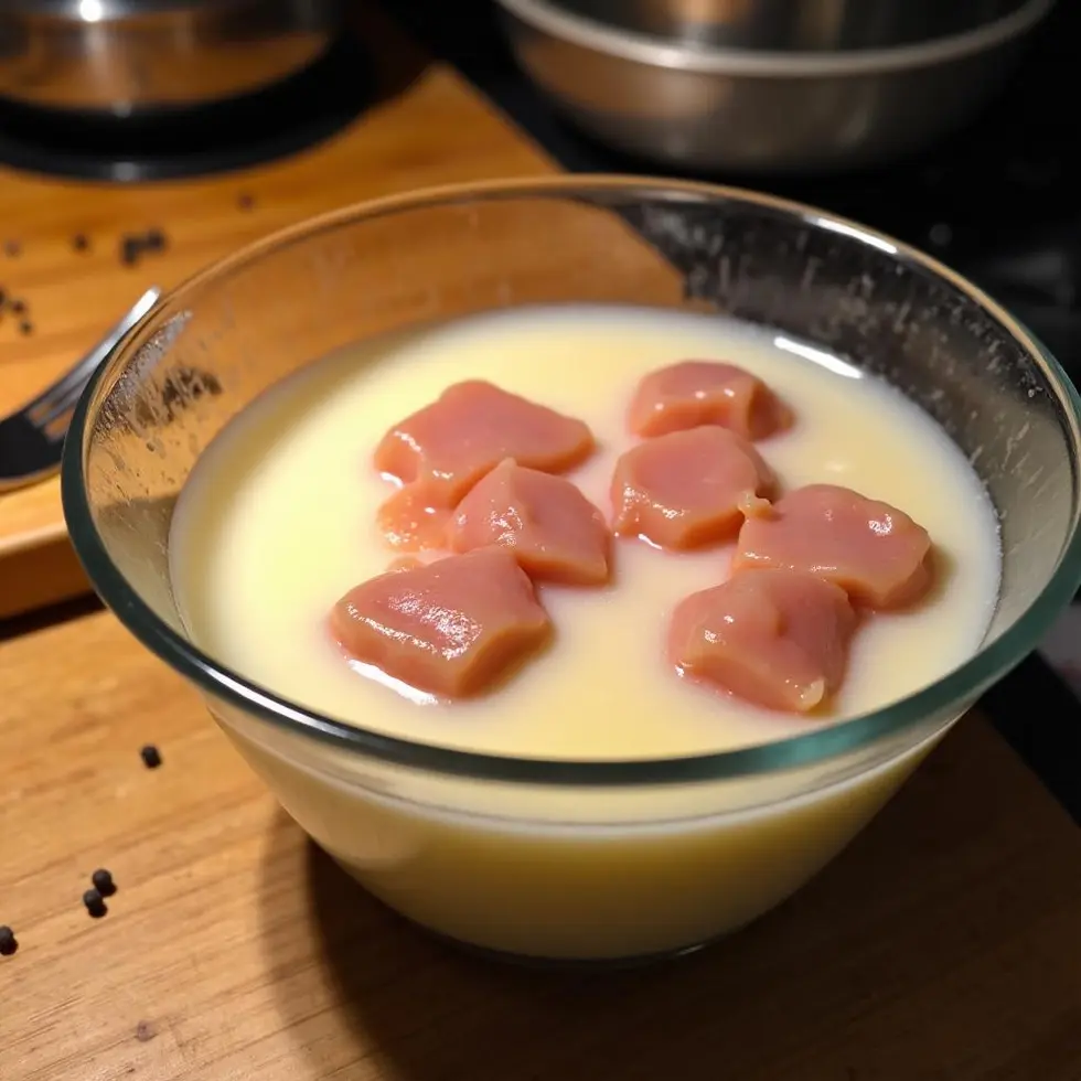 buttermilk chicken tender recipe served on a casual kitchen table