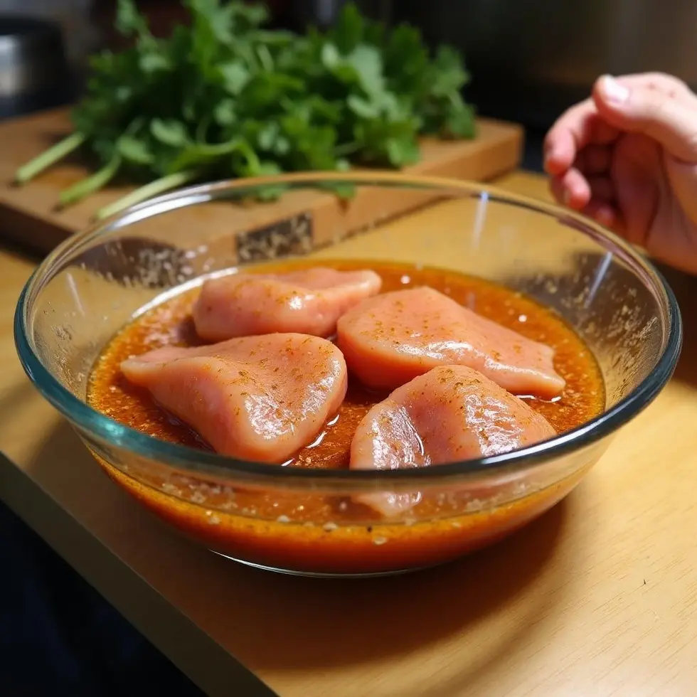 copycat chipotle bowl served on a casual kitchen table