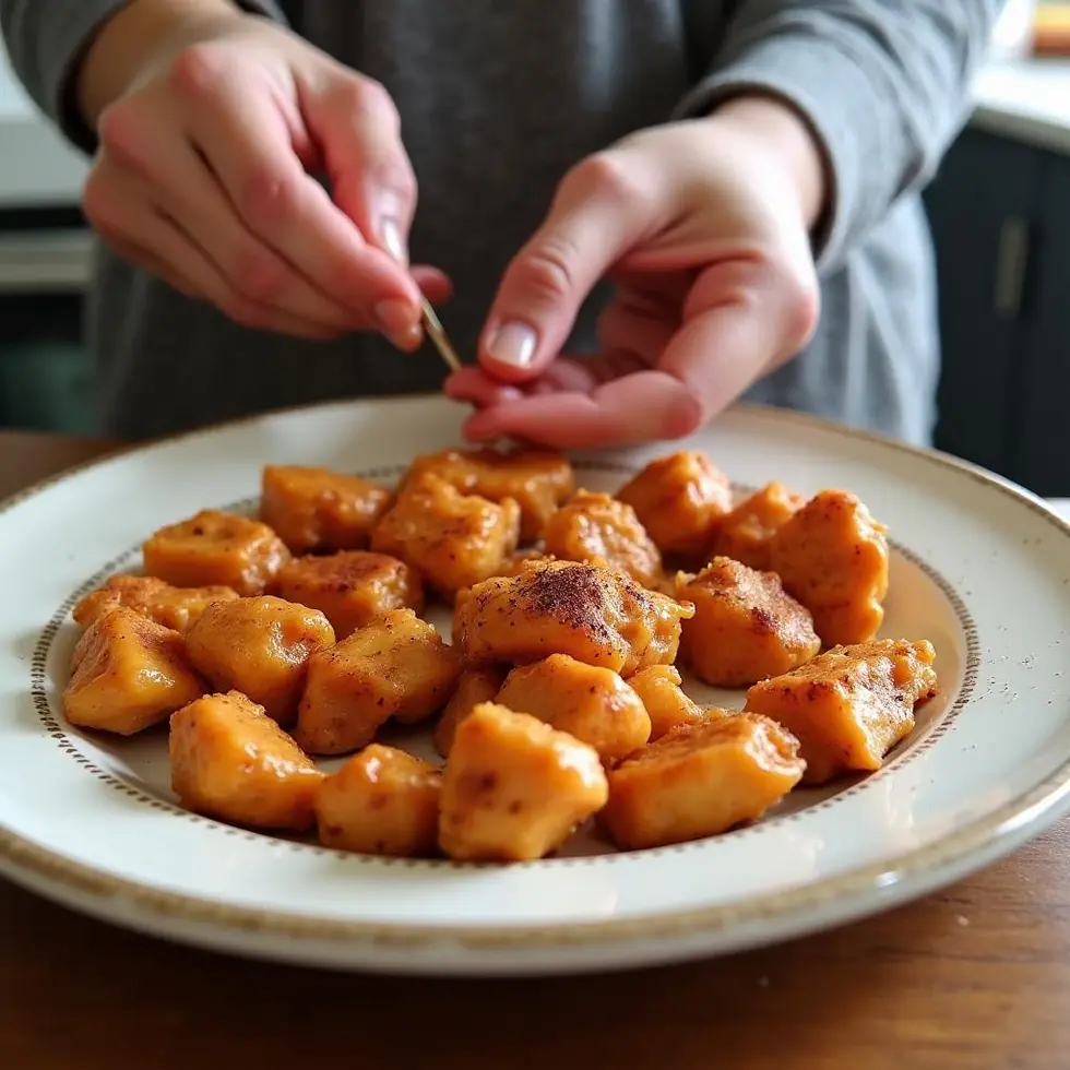 copycat recipe for chipotle chicken served on a casual kitchen table