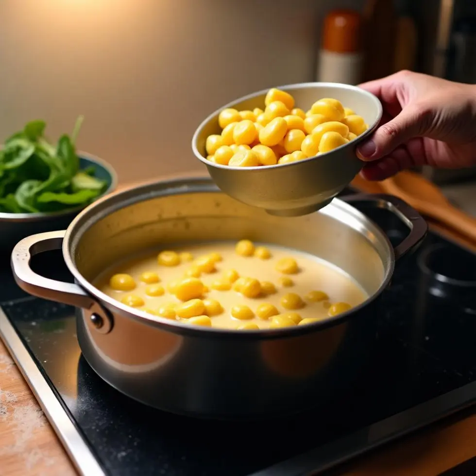 olive garden chicken and gnocchi recipe served on a casual kitchen table