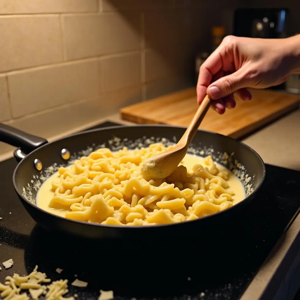 quick and easy pasta recipes served on a casual kitchen table