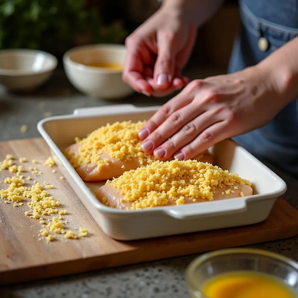 quick chicken sandwich recipe served on a casual kitchen table