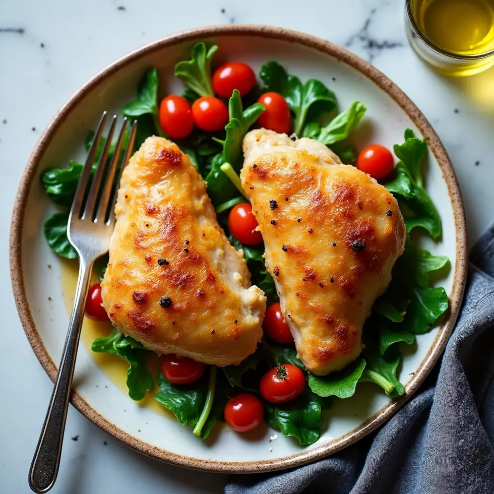 Preparing skinless chicken thighs in air fryer in a home kitchen