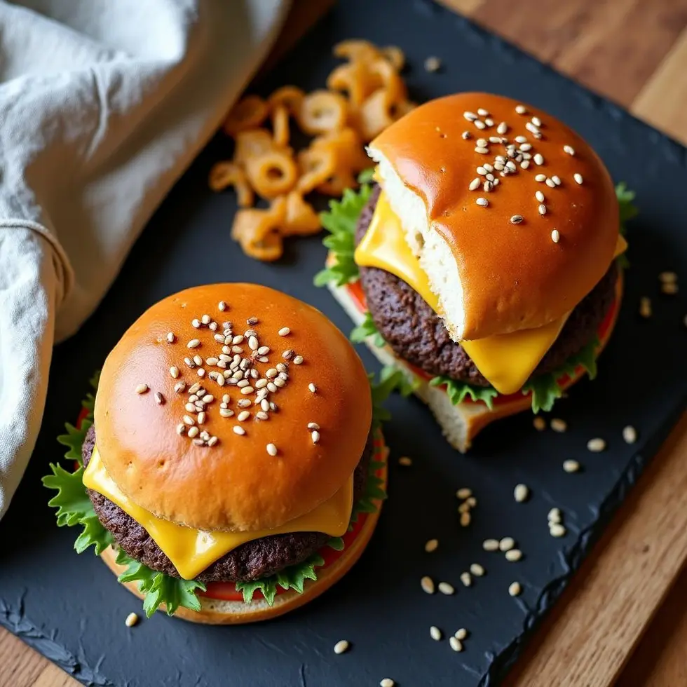 Preparing smash burger recipe blackstone in a home kitchen