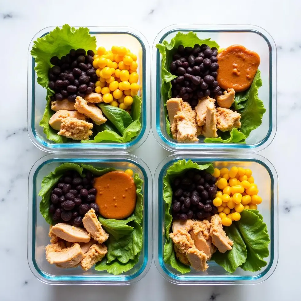 Preparing chipotle chicken salad bowl recipe in a home kitchen