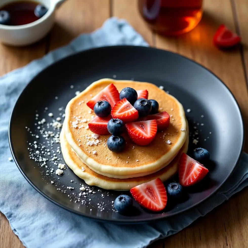 Preparing copycat ihop pancakes in a home kitchen