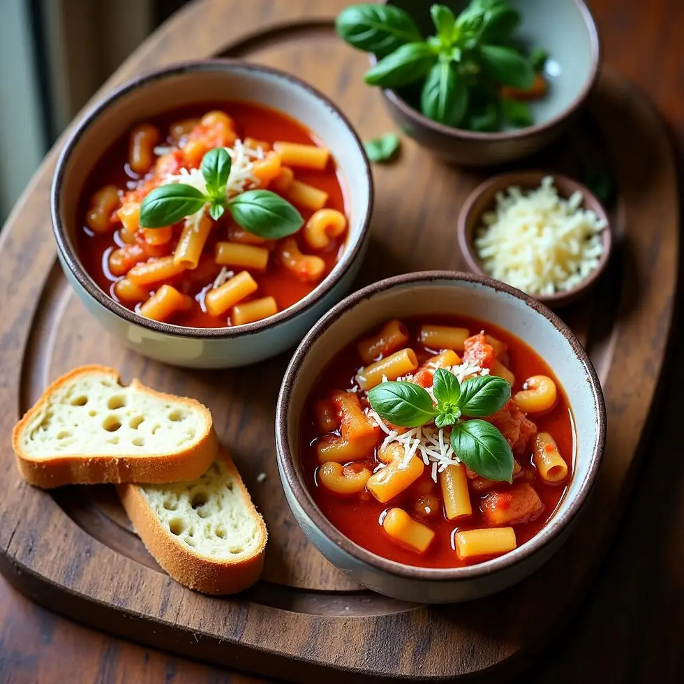 Preparing copycat olive garden pasta fagioli in a home kitchen