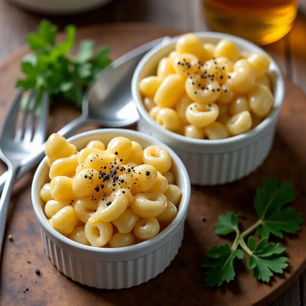 Preparing copycat panera mac and cheese in a home kitchen