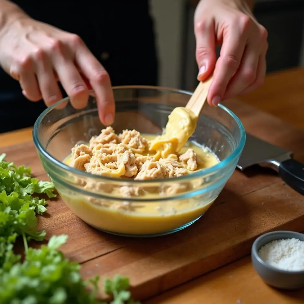 chicken salad chick classic carol recipe served on a casual kitchen table