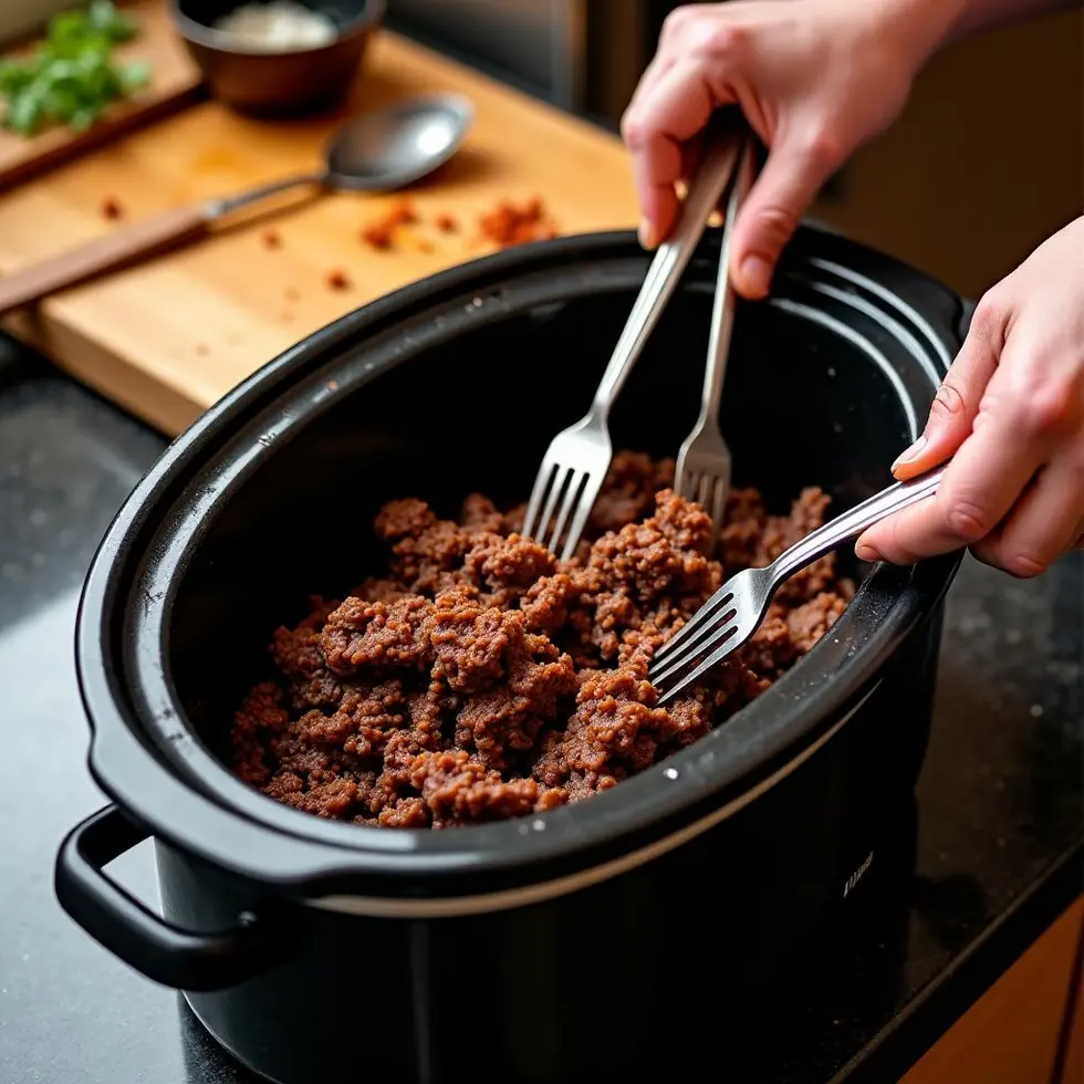 chipotle copycat barbacoa served on a casual kitchen table