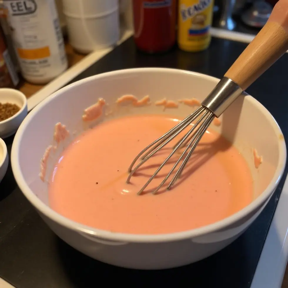 copycat zax sauce recipe served on a casual kitchen table