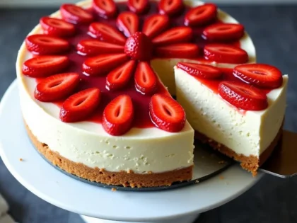 Cheesecake Factory Strawberry Cheesecake Copycat