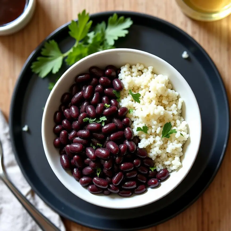 Step-by-step preparation of chipotle black beans copycat