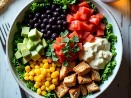 Chipotle Chicken Salad Bowl Recipe