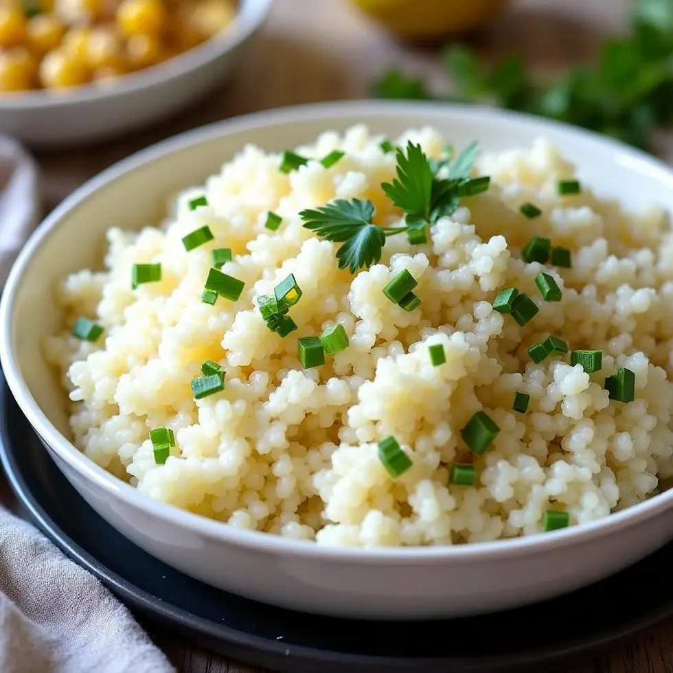 Fluffy cilantro lime rice in a white bowl with fresh chopped cilantro throughout — chipotle cilantro lime rice copycat