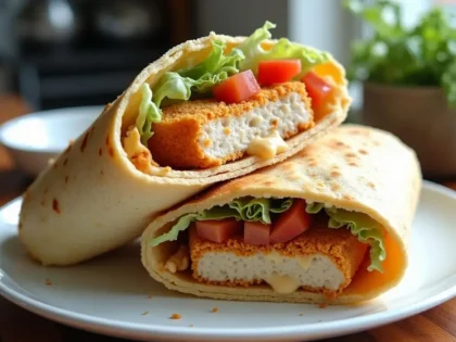 Crispy Chicken Wrap Recipe recipe