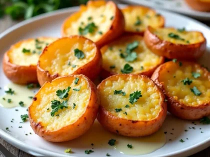 Crispy Air Fryer Smashed Potatoes recipe