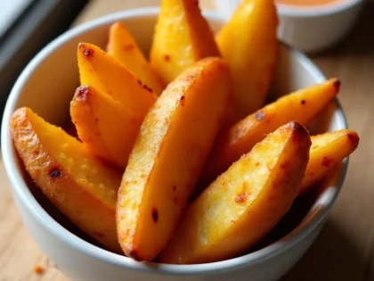 Potato Wedges Recipe Air Fryer: KFC-Style recipe